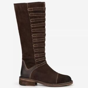 NEW! VINTAGE FOUNDRY Leather Suede Evelyn Riding Boot 7.